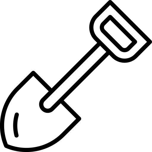 MTHH GbR - Kabeltragsystembau, Regalbau/Prüfung und Tiefbau - Schaufel-Symbol